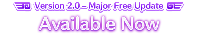 Version 2.0 – Major Free Update Available Now