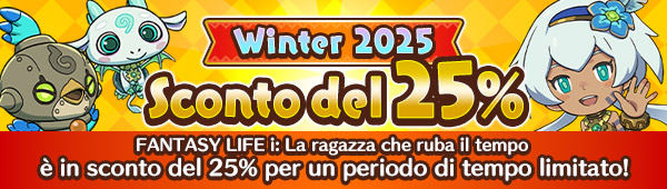 FANTASY LIFE i: La ragazza che ruba il tempo è in sconto del 25% per un periodo di tempo limitato!