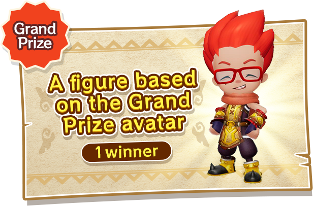 [Grand Prize] 1 winner: A figure based on the Grand Prize avatar