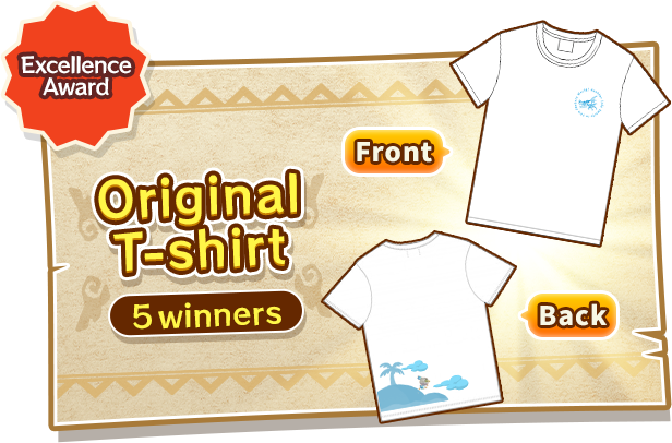 [Excellence Award] 5 winners: Original T-shirt